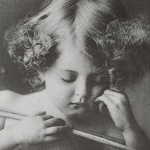 Cupid Awake and Cupid Asleep, Antique Framed Photographs Early Copies c. 1897 - Picture 4 of 8